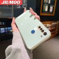 JIUMOO For MOTOROLA E8 Case Simple Square Plating Soft Silicone Edge Phone Case Full Cover Lens Camera Protector Cases Back Cover Casing Softcase For Girls. 