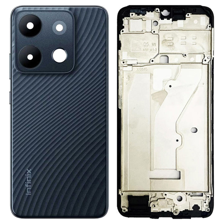 Infinix Smart 7 Complete Replacement of Back Body Casing Housing For Infinix Smart 7 - Black
