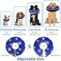 Inflatable Dog Collar, FWLWTWSS Dog Cone Collar Soft Comfy Buster Collar Protective Dog Donut Collar Cat Cone Adjustable Dog Recovery Collar for After Surgery or Wounds Healing, Does Not Block Vision UK IMPORT. 