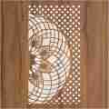 Geospiral Matrix Wall Stencil , geometric wall stencil Parametric Decorative Pattern ID#642. 
