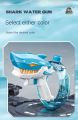 Electric Water Gun for Adults & Kids Shark Automatic Water Guns, High Pressure Water Guns for Children Sharks Electric Water Gun Large Capacity Shooting Game Toys Cannon Summer Outdoor Waters Fights Beach Children's Toy Gifts. 