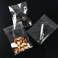 Best 50 Qty Transparent Plastic Poly Bag In 5 Sizes- PP Bags -BOPP- Cellophane-Bags With Adhesive Sealing- Reusable- Perfect For Packing N Securing Of Clothes Jewellery Food And Many Different Items- Gift Packing- Many Other Sizes Also Available- SubRung. 