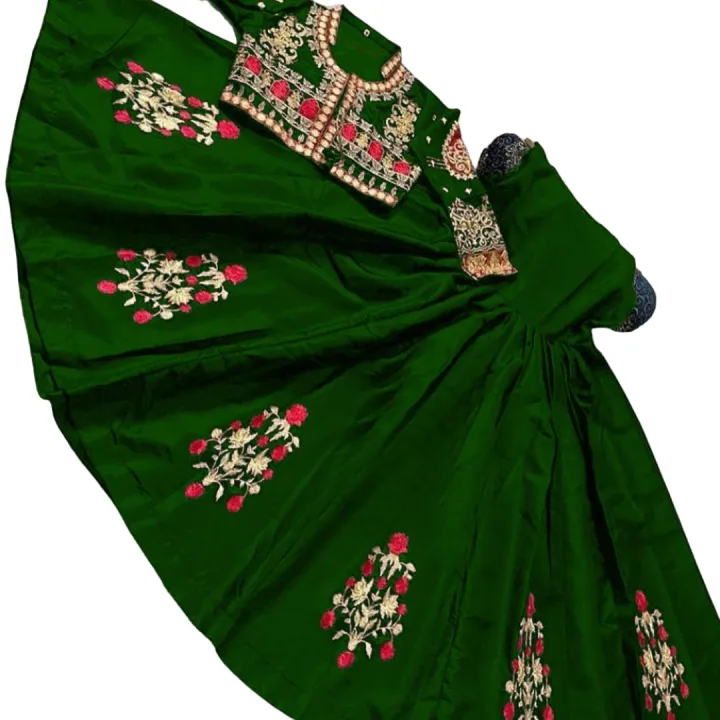 Women's%20Embroidered%20Koti%20And%20Frock%20-%20Image%202