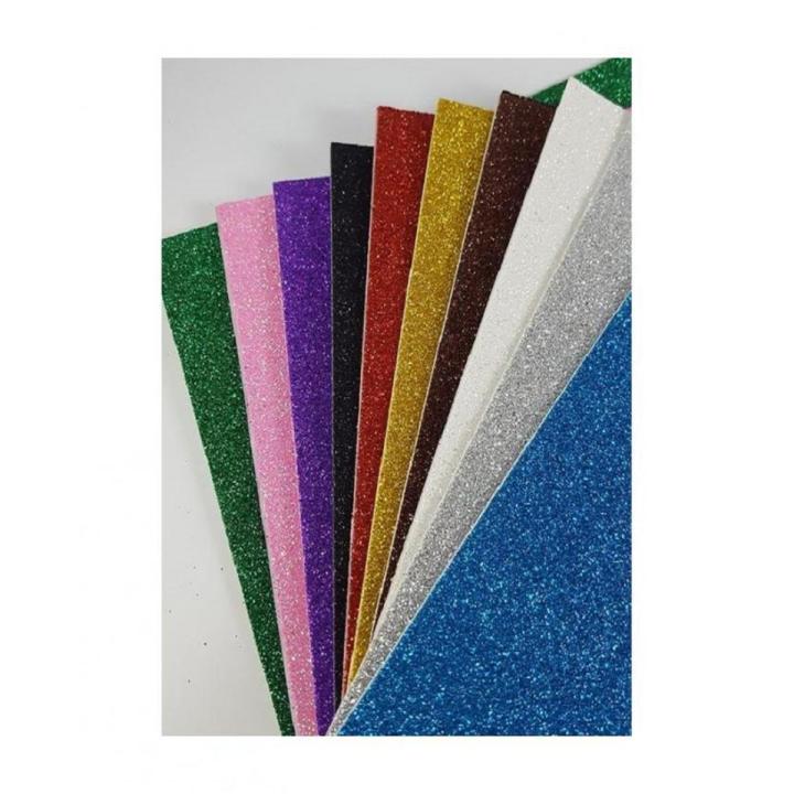 10-Pack - Glitter Sheet, Assorted Colors or same colors