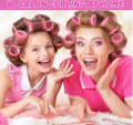 6pcs pack cling hair roller | plastic curlers | plastic hair roller | hairdressing curlers | hair design | hair beauty | hair curling | hair style | hair accessories. 