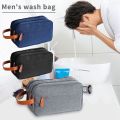Oxford Canvas Mens Toiletry Bag Large Capacity Beauty Wash Pouch Male. 