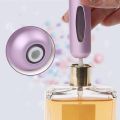 1/5pcs Portable 5ml Aluminum Mini Perfume Refill Atomizer Bottle Travel Scent Pump Spray Case Refillable Perfume Fragrance Empty Bottle Spray Atomizer Cosmetic Container Jar Tool.. 