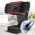 ADTECH - HD WEBCAM With Mic - USB 2.0 Camera For Computer PC Laptop Desktop Specially For Online Classess Or Business Meetings (Daraz Like New). 