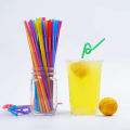 New Colorful Rainbow Pack of 100 Plastic Drinking Straw reusable disposable Straw smoothie straw bendy straw Wedding Party Decoration Tool. 