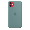 Original Iphone 11 Silicone Cover Soft-Touch Finish Back Protective Case For iPhone 11 Pine Green. 
