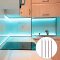 XHHDQES 48Pcs 8mm 2 Pin LED Strip Light Connector for 8 mm Wide Flexible SMD 3528 2835 Single Color LED Strip Lights Solderless. 