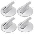 4-Pack 74010839 Surface Burner Knob Replacement Parts for Jenn Air Stove/Stove - Replaces WP74010839, 7737P372-60. 