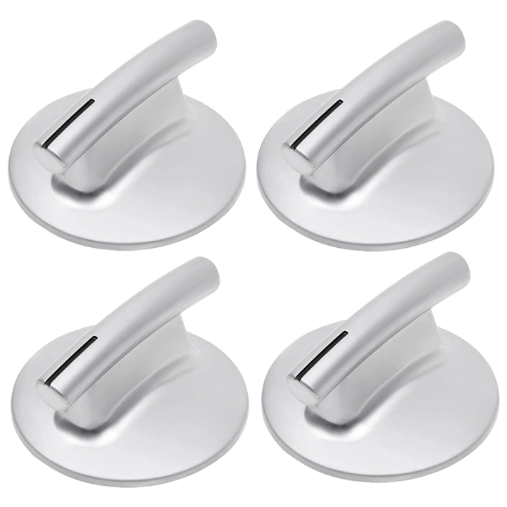 4-Pack 74010839 Burner Knob Replacement Parts for Jenn Air Stove/Stove - Replaces WP74010839, 7737P372-60