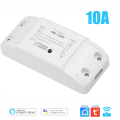 Hilink® H14 WiFi Smart Home Universal Breaker Timer Smart Switch Home Automation White Work with Tuya Smart life Google Home Alexa. 
