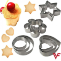 Cookie Cutters – Round & Fun Plastic Shapes with Sturdy Handles, Cookie Cutter Set for Baking, Christmas, Valentine’s, and Kids’ Crafts". 