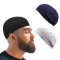 Turkish Islamic Kufi Takke - Cotton Blend Knit Cap - One Size Fits Most Skullie Taqiyah Cap - Prayer Cap for Muslim Men Turkish Kufi Topi Kofi Topi Cap Hat. 