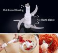 New Boma Electric Meat Grinder Chopper Food Processor Meat Grinder Meat Chopper 3l Capacity Meat Machine 300w Powerful Motor Stainless Steel Meat Grinder Meat Chopper Meat Mincer Blender Four Spiral Blades Grinder Machine. 