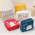 Cute Girls Tampon Cartoon Sundries Bear Coin Pouch Makeup Bag Sanitary Pad Storage Bag Jewelry Organizer. 