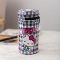 Anime Cinnamoroll Bad Badtz Maru Hello Kitty Schoolgirl Desktop Organizer Storage Box Kawaii Stationery Large-capacity Pen Bag. 