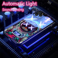 【LED LIGHT iPhone 13 Pro Max Voice Controlled LED Lighting Case For iPhone 12 Pro 13 Mini 11 Pro MAX XS MAX XR X Cover Casing. 