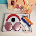 C9 ULTRA 3 SMART WATCH COMBO WITH HEADPHONES 4 STRAPS WITH WIRELESS CHARGER. 