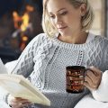 3D 3D Bookshelf Mug Gift White Creative A Library Shelf Cup Multi-Purpose Book Lovers Coffee Mug. 