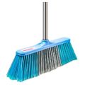 Floor Cleaning Brush Kitchen Broom 16 inches Wide Heavy Duty Floor Sweeper 48 Inches High Stainless Steel Rod Long Handle Dust Dirt Sweeping for Indoor Outdoor. 
