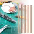 Copper Round Rod Premium Quality Copper Rods Ideal for Crafts Hobbies Rust-proof Durable Wide Range of Applications Pack of 10 Diy Metal Crafts. 