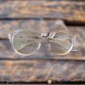 Original Transparent Glasses For Girls - Round White Transparent Lightweight Fashion Glasses For Boys Men. 