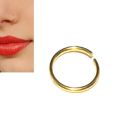1 Piece 10MM Septum Clicker Piercing (1.0mm Thick) Nose Ring Nostril. 