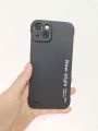 Applicable vivo X100 OPPO RENO11 Apple 14 15 Ultra-Thin PC Frameless Liquid Phone Case Wholesale. 