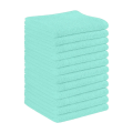 Face Towel Gym Towels - Light Weight, Super Absorbent, and Soft Towels- Ideal for Face, Gym, and Travelling Towel set of 12 - Size12x12 Inches. 