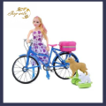 Barbei Doll Bicycle toy acccessories for Girls. 