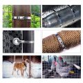 100Pcs Chain Link Fence Ties,Multi-Purpose Self-Locking Stainless Steel Zip Ties for Outdoor Garden Farm Pet Cages Fence. 