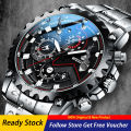 WEIGUAN Original Men's Watches Luxury Brand Wrist Watch Men's Automatic Mechanical Watches Waterproof Steel Strap Calendar Sports Quartz Men's Watch. 