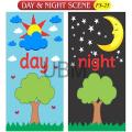 Day & Nights Scene Fs-25 Coloured. 