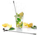 Stainless Steel Bartender Mixing Spoon Cocktail Stirrers, Spiral Pattern Bar Spoon Stirring Spoon With Long Handle. 