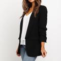 Women Loose Blazer Top Long Sleeve Casual Jacket Ladies Office Wear Coat Blouse. 
