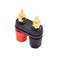 1PCS - Banana Plugs Couple Terminals Red Black Wire Connector For Audio Speaker. 