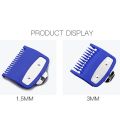 8Pcs Cutting Guide Comb for Wahl with Metal Clip 3171-500, Blue. 