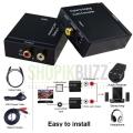 3.5mm Digital Coax Optical SPDIF Toslink to Analog RCA Audio Adapter Converter| Shopikbuzz. 