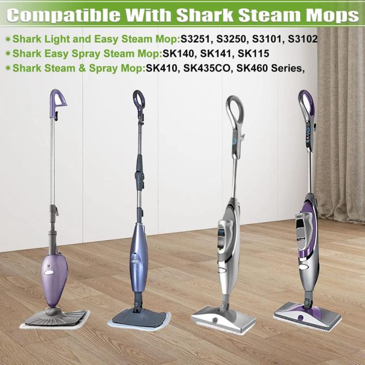 4 Pack Steam Mop Pads for Shark S3101 S3202 Washable Hard Floors