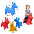 Inflatable Jumping Horse Horse Hopper Riding Horse Toy Jumping Deer Riding Toy for Baby Kid Outdoor Indoor Toy for Children, Boys and Girls, Toddlers (Pump Included),. 