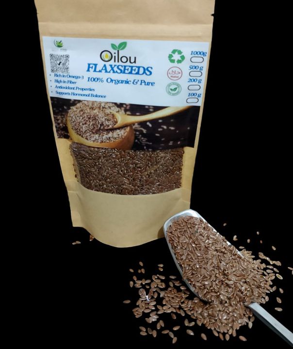Flex Seeds | Alsi Seeds Oilou | Flexseeds | Flax Seed | Flaxseeds | Alsi k Beej / ke Seeds 100 Grams