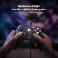 VOYEE PC Controller, Wired Controller Compatible with  Xbox 360 & Slim with Upgraded Joystick, Double Shock | Enhanced (Black). 
