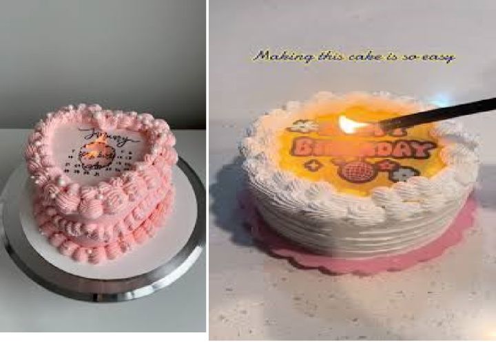 Food Burning paper also Fire Paper for cake decoration and showing special message
