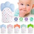 Baby Teething Mitten Happy Silicon Teether Nuby Mitt Glove Soft Candy BPA Free. 