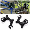2 【Footprint】 【Hot Sale】 Isinplay Bicycle Disc Brake Modification Bracket Frame Adapter Mounting Holder Mountain Bike Disc Brake Converter V Brake Rack Disc Outdoor MTB Accessories. 