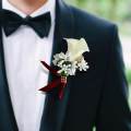 2pcs Calla Wedding Boutonniere Corsage Prom Brooch Pin. 