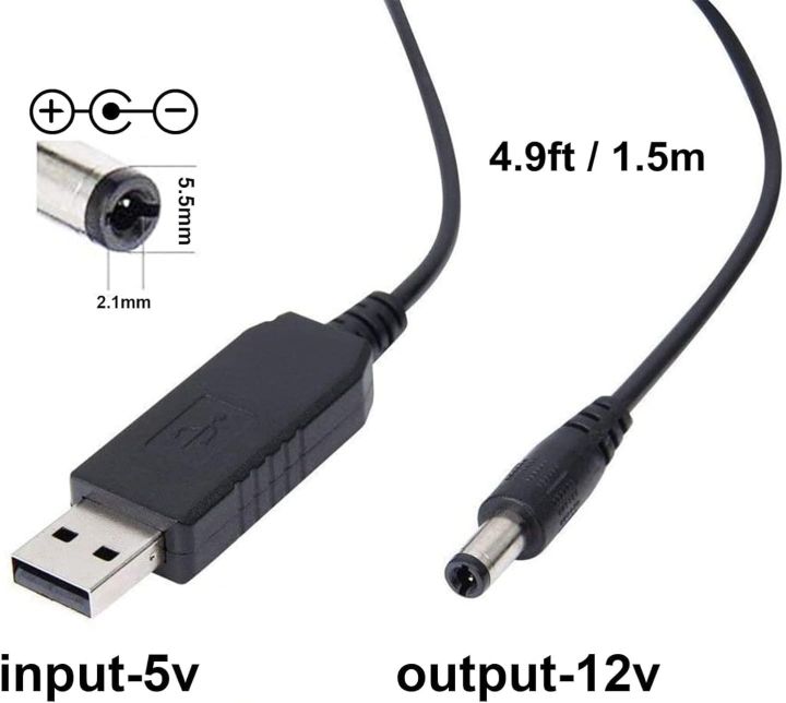 USB%20DC%205V%20To%2012V%20Step-Up%20USB%20to%20Router%20Boost%20Module%20Converter%20Cable%205.5x2.1mm%20Male%20Connector%20for%20Routers%20-%20Image%205